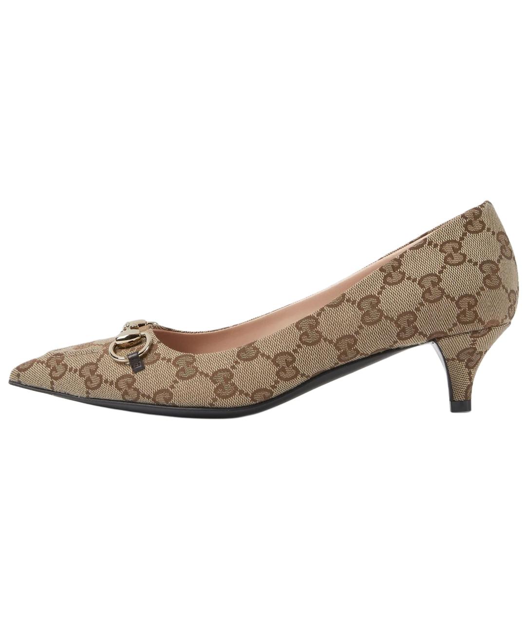 GUCCI Коричневые туфли, фото 2