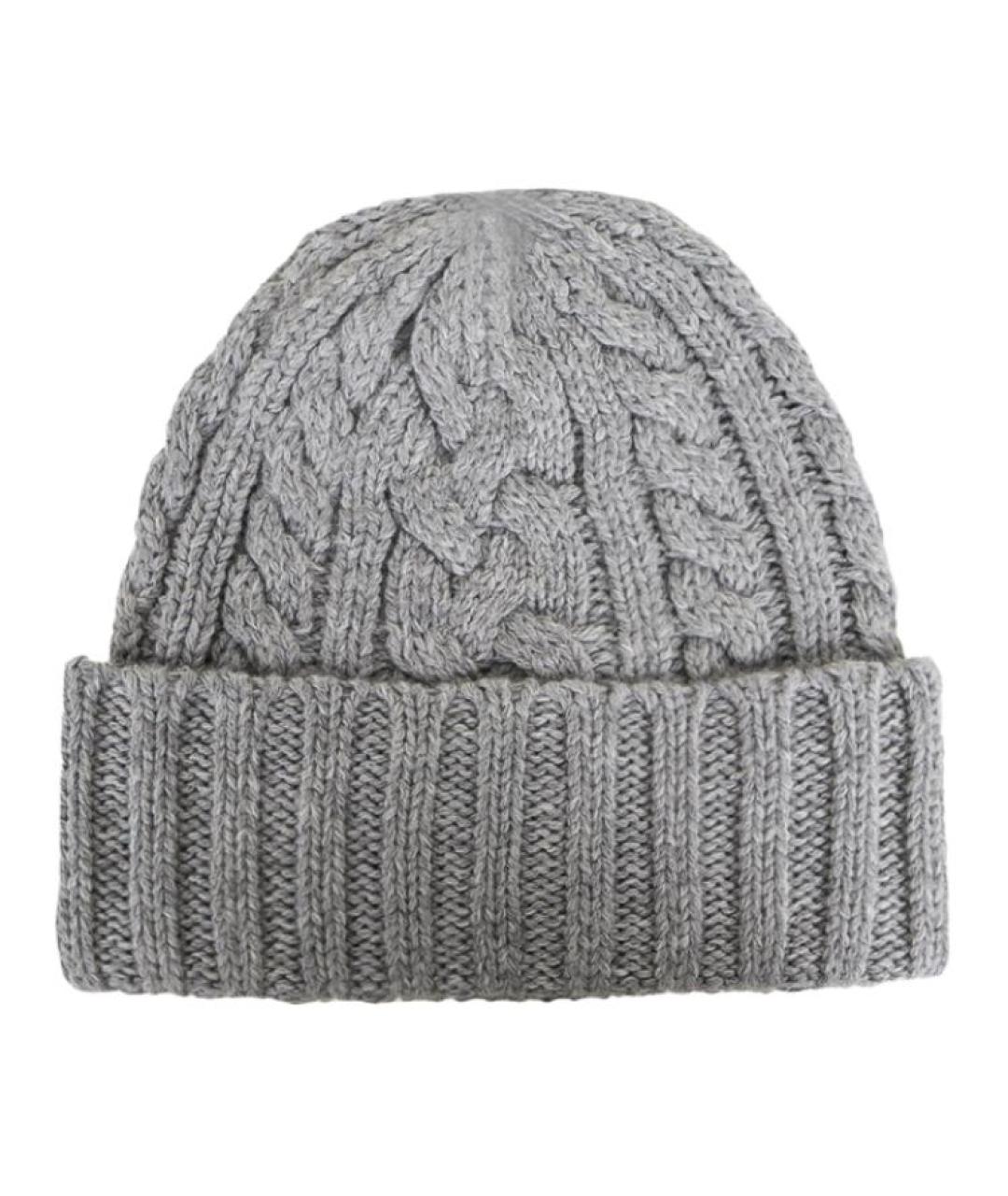 POLO RALPH LAUREN Серая шапка, фото 2
