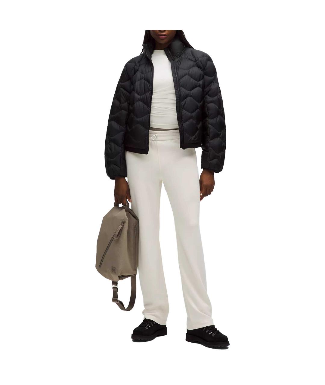 Lululemon Черный пуховик, фото 3