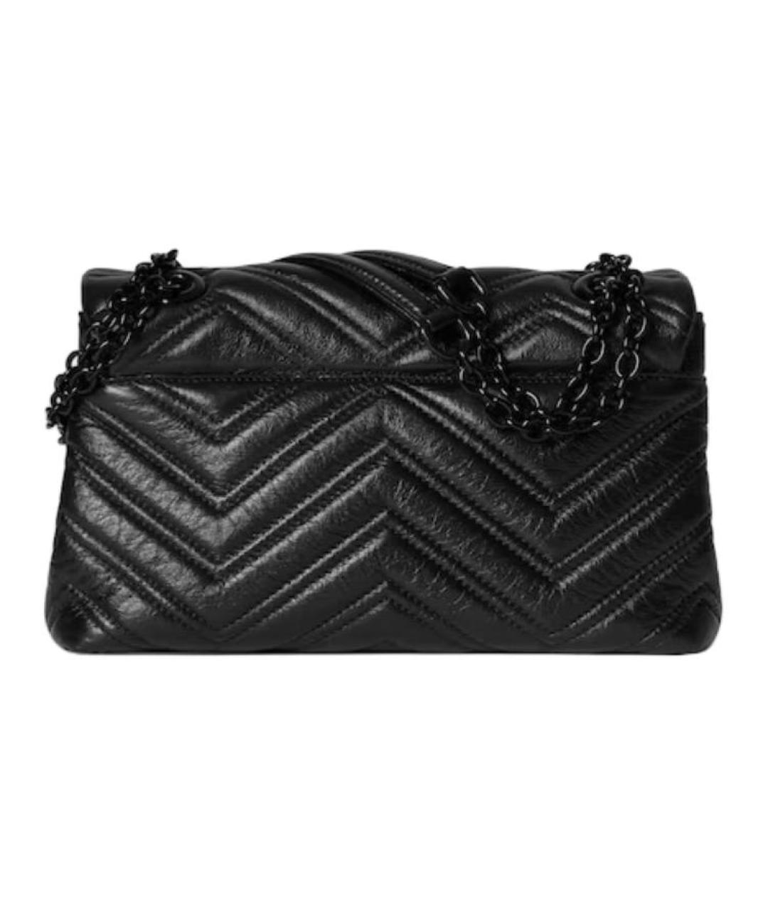 GUCCI Черная кожаная сумка через плечо, фото 3