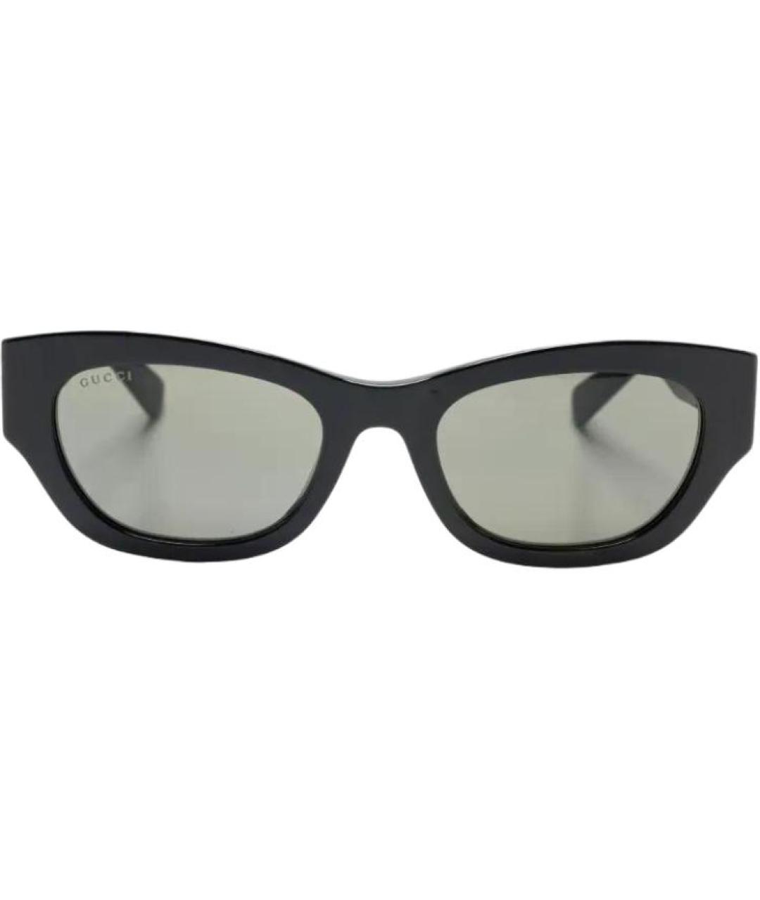 GUCCI Черные пластиковые солнцезащитные очки, фото 2