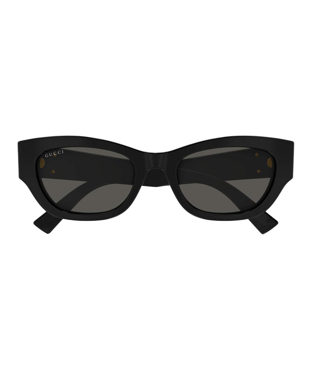 GUCCI Черные пластиковые солнцезащитные очки, фото 3