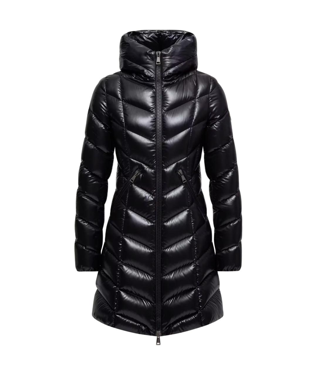 MONCLER Черный пуховик, фото 1