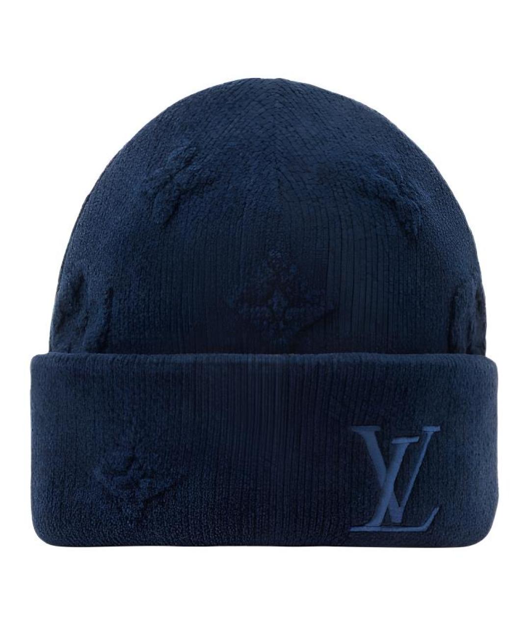 LOUIS VUITTON Синяя хлопковая шапка, фото 2