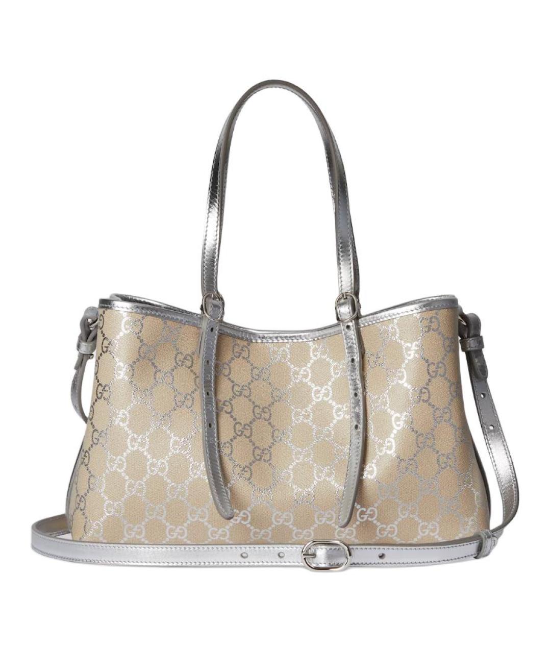 GUCCI Бежевая сумка тоут, фото 3