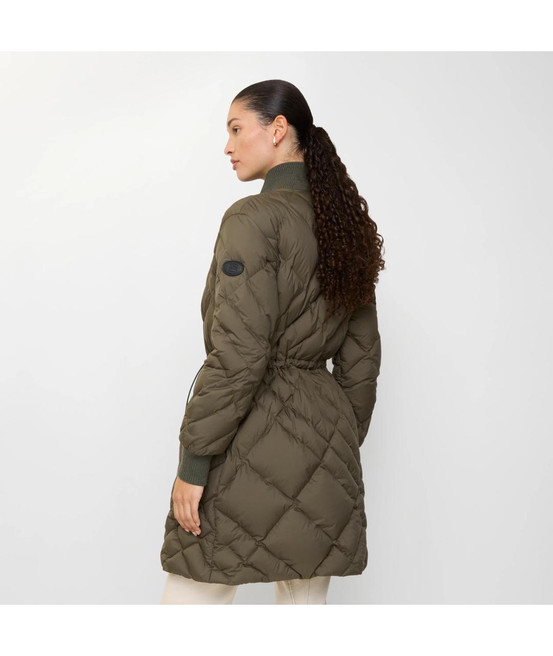 BURBERRY Хаки полиамидовое пальто, фото 3