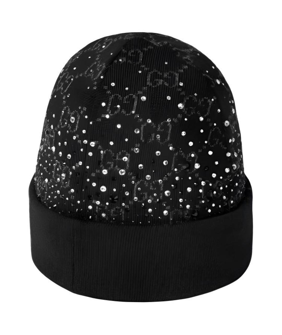 GUCCI Черная шерстяная шапка, фото 3