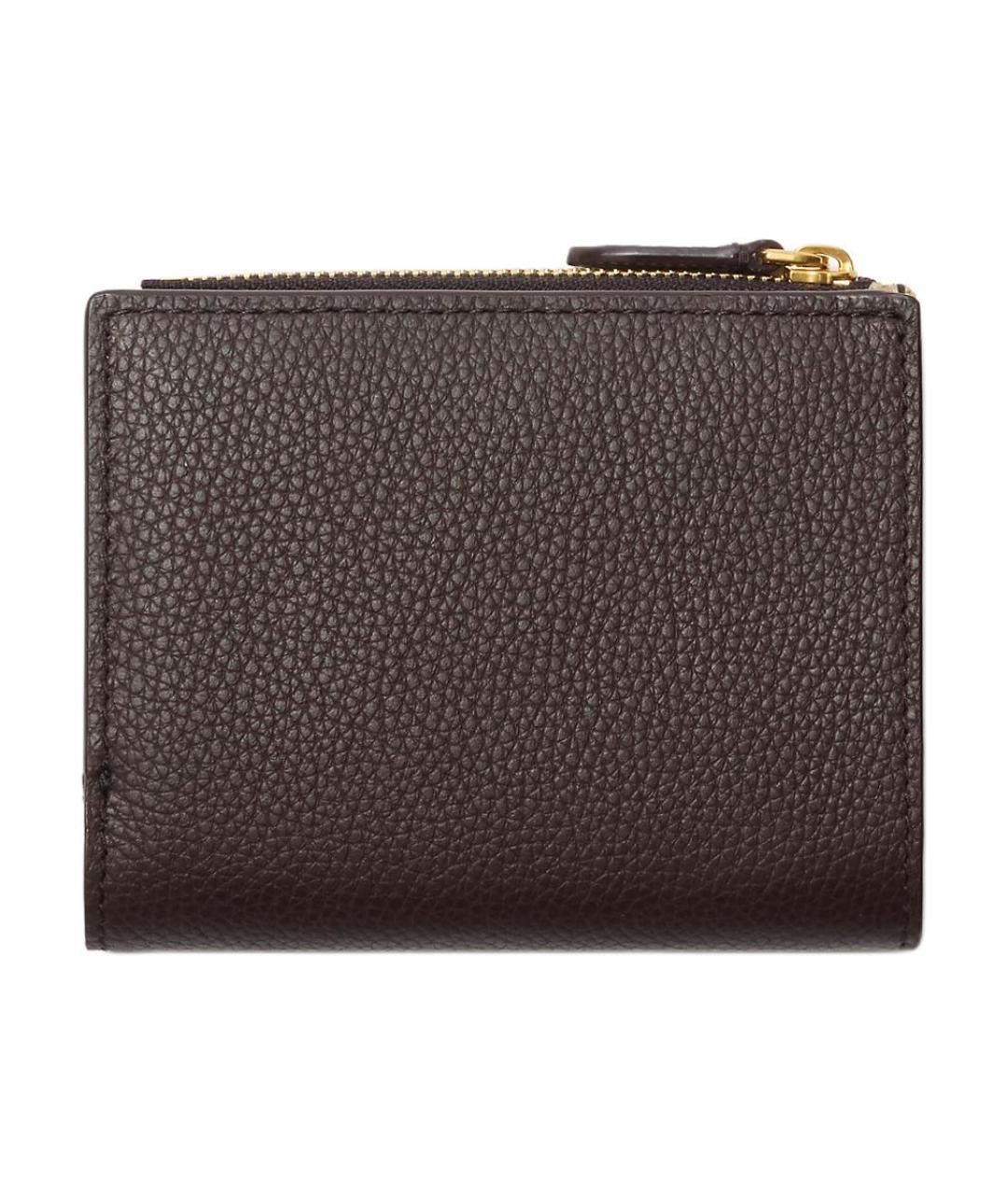 BURBERRY Коричневый кожаный кошелек, фото 2