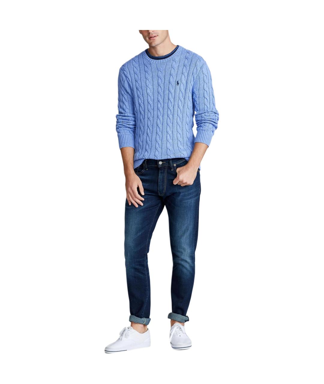 POLO RALPH LAUREN Голубой джемпер / свитер, фото 2