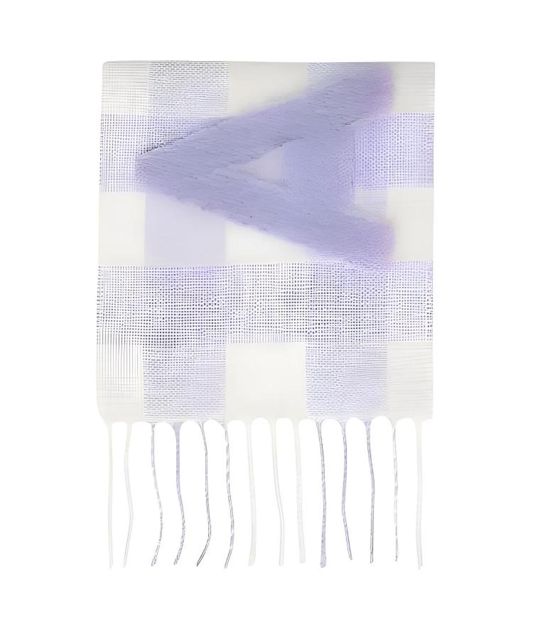 ACNE STUDIOS Фиолетовый шерстяной шарф, фото 1