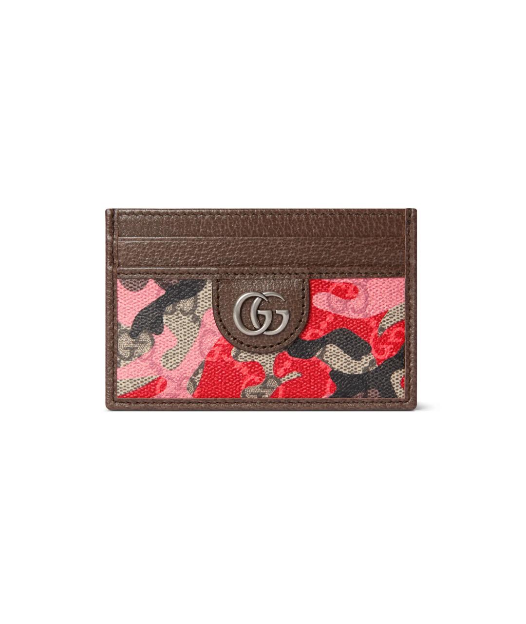 GUCCI Коричневый кожаный кардхолдер, фото 6