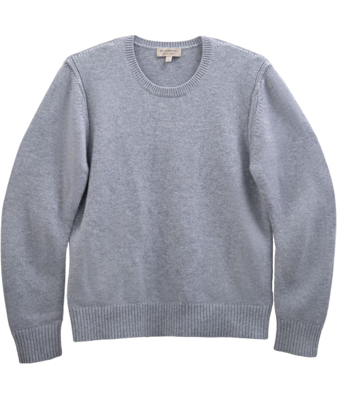 BURBERRY Серый джемпер / свитер, фото 1