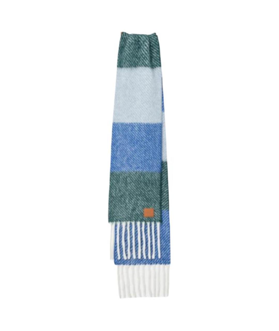 LOEWE Мульти шерстяной шарф, фото 2