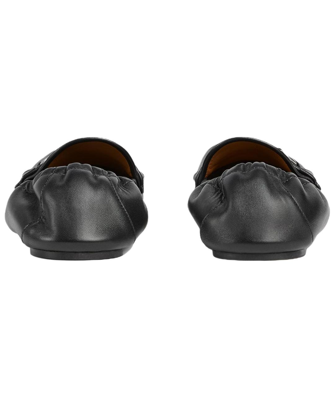 GUCCI Черные кожаные туфли, фото 5