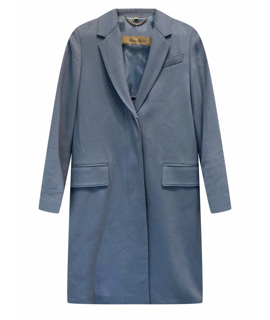 BURBERRY Голубое пальто, фото 3