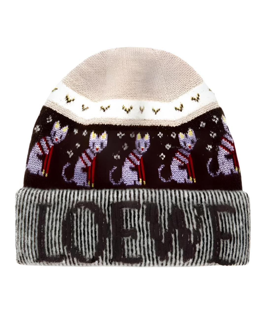 LOEWE Бежевая шапка, фото 1