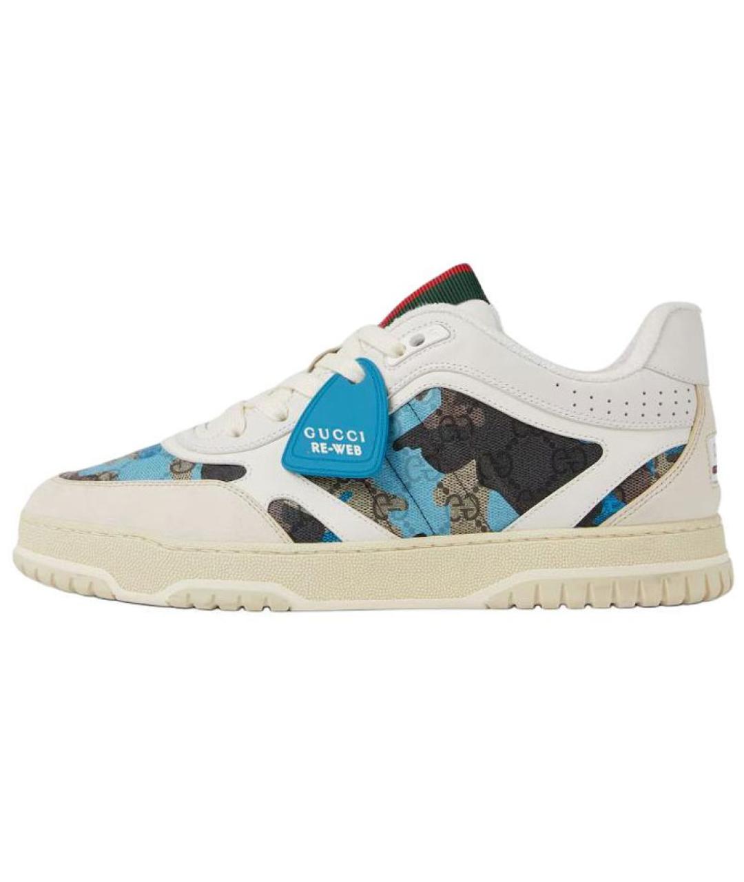 GUCCI Мульти кожаные низкие кроссовки / кеды, фото 6