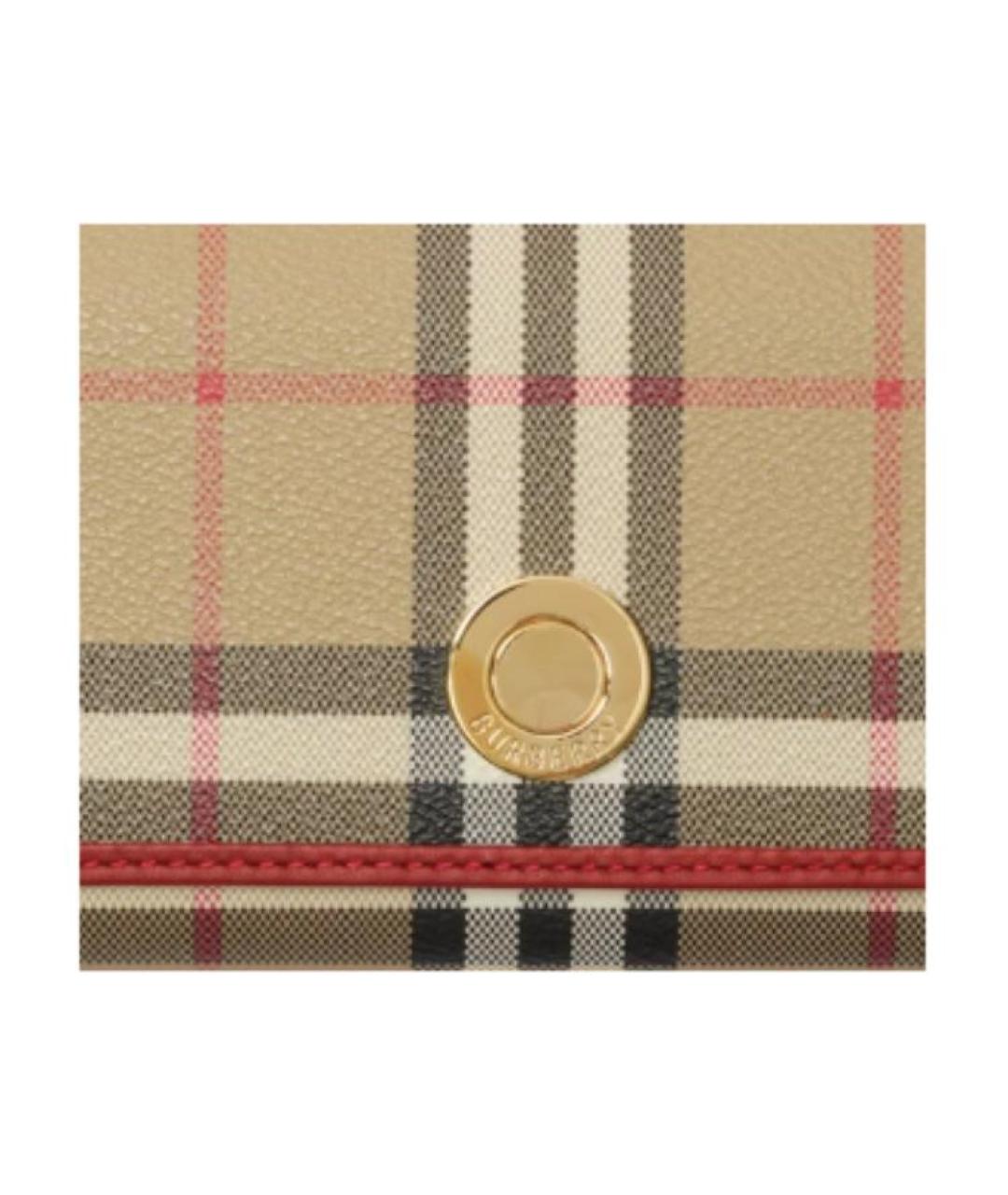 BURBERRY Бежевый кошелек, фото 3