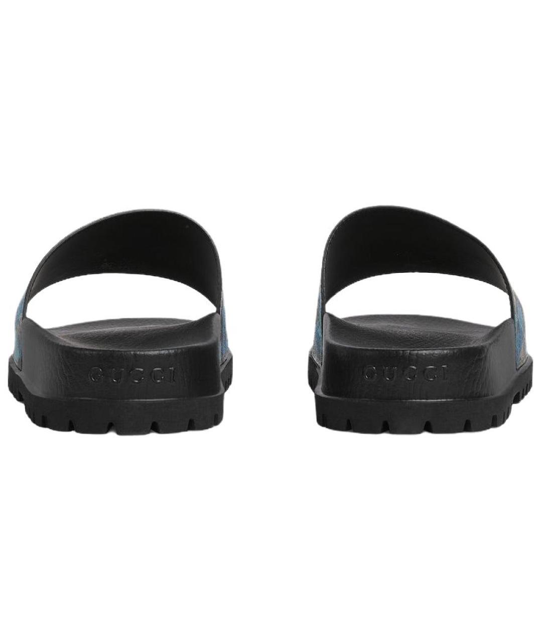 GUCCI Черные сандалии, фото 5