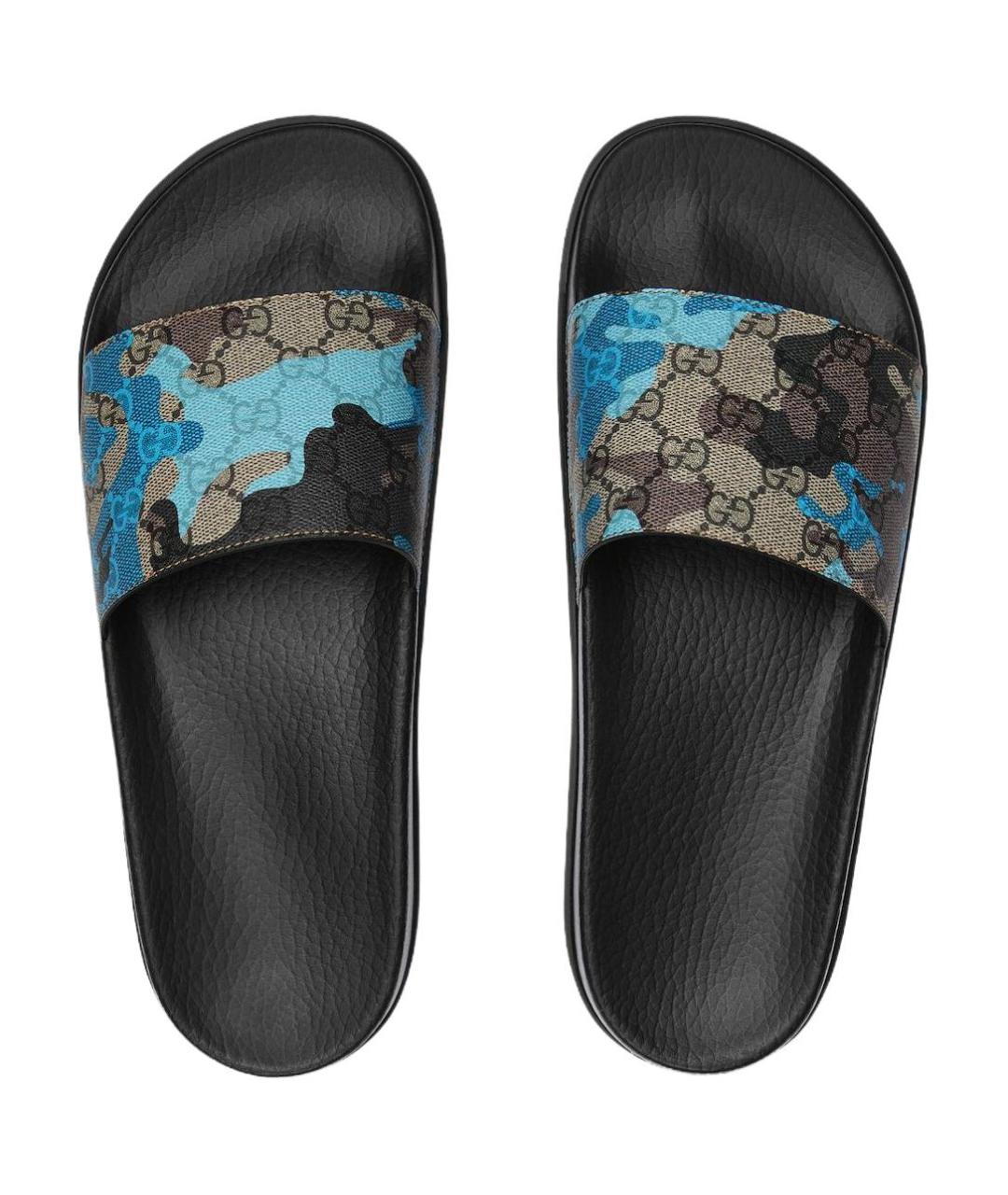 GUCCI Черные сандалии, фото 4