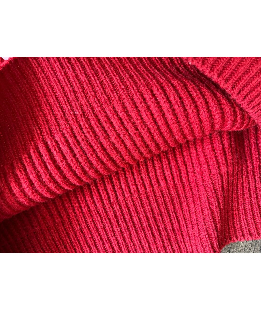 KOLOR Красный шерстяной джемпер / свитер, фото 7