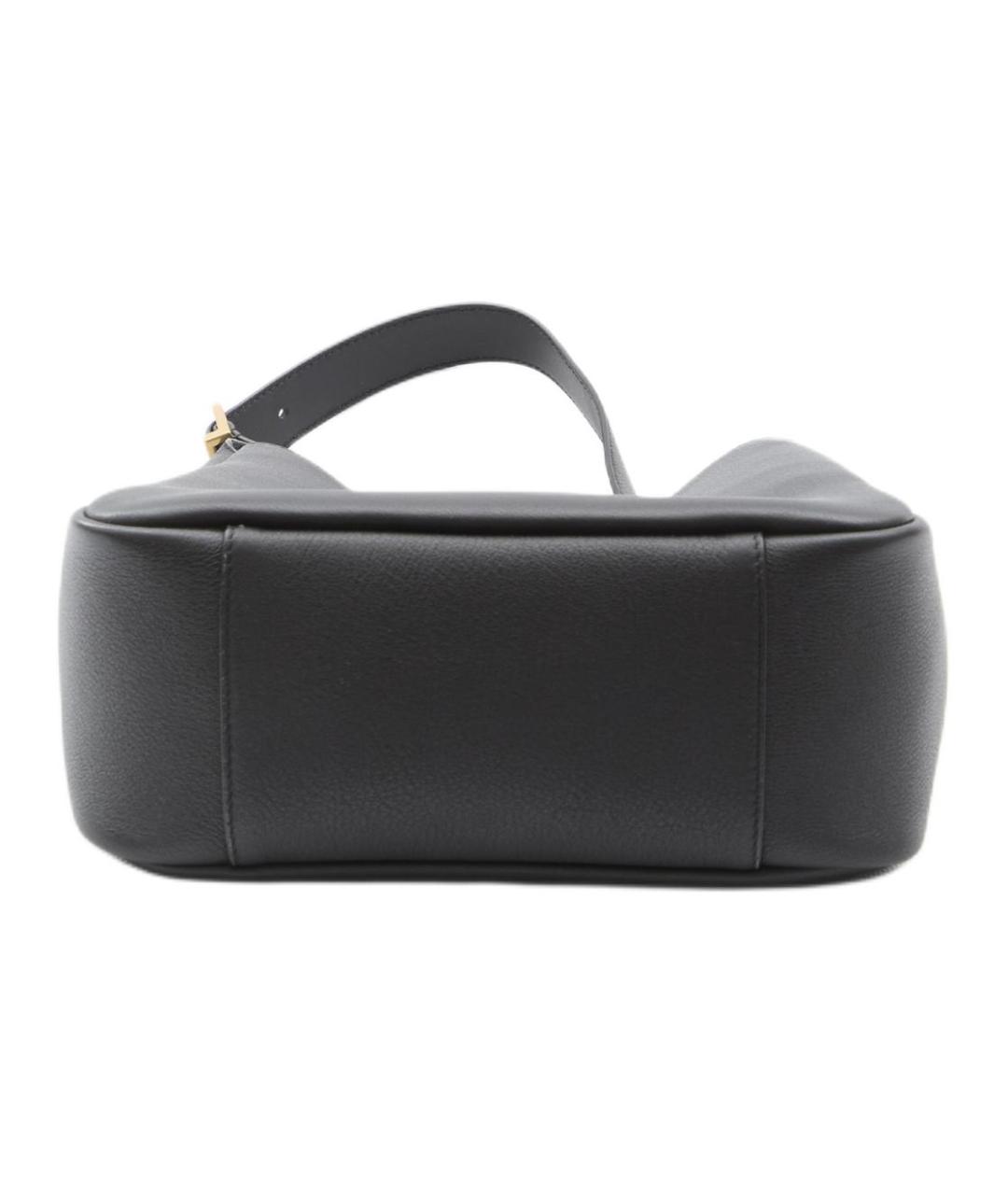 SAINT LAURENT Черная кожаная сумка через плечо, фото 3