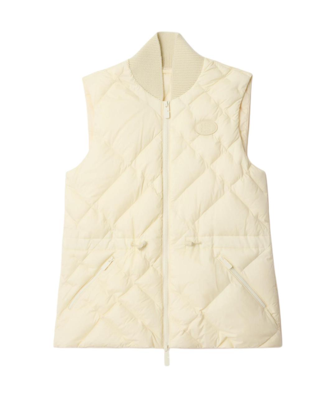 BURBERRY Белый жилет, фото 1