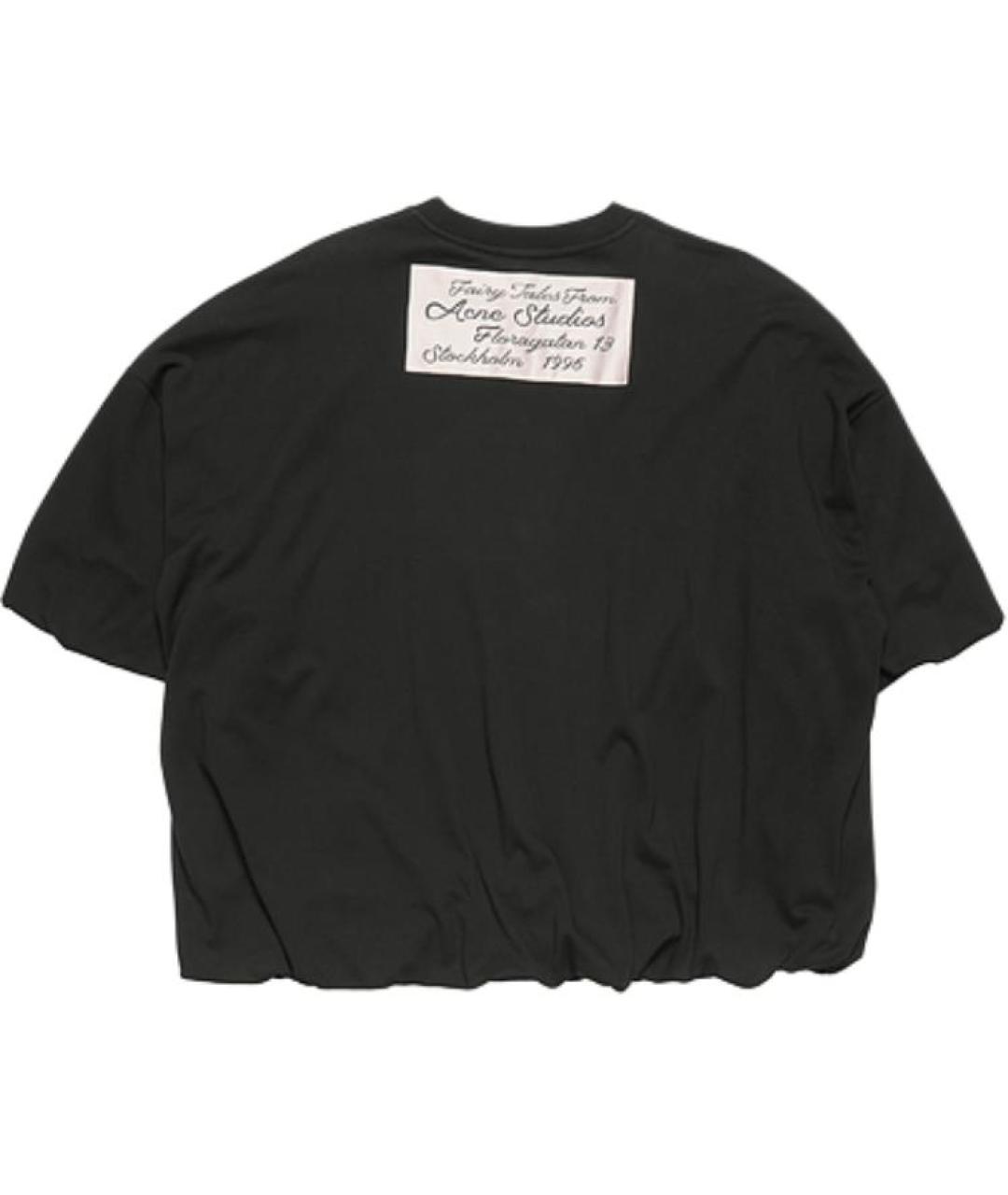ACNE STUDIOS Черная футболка, фото 2