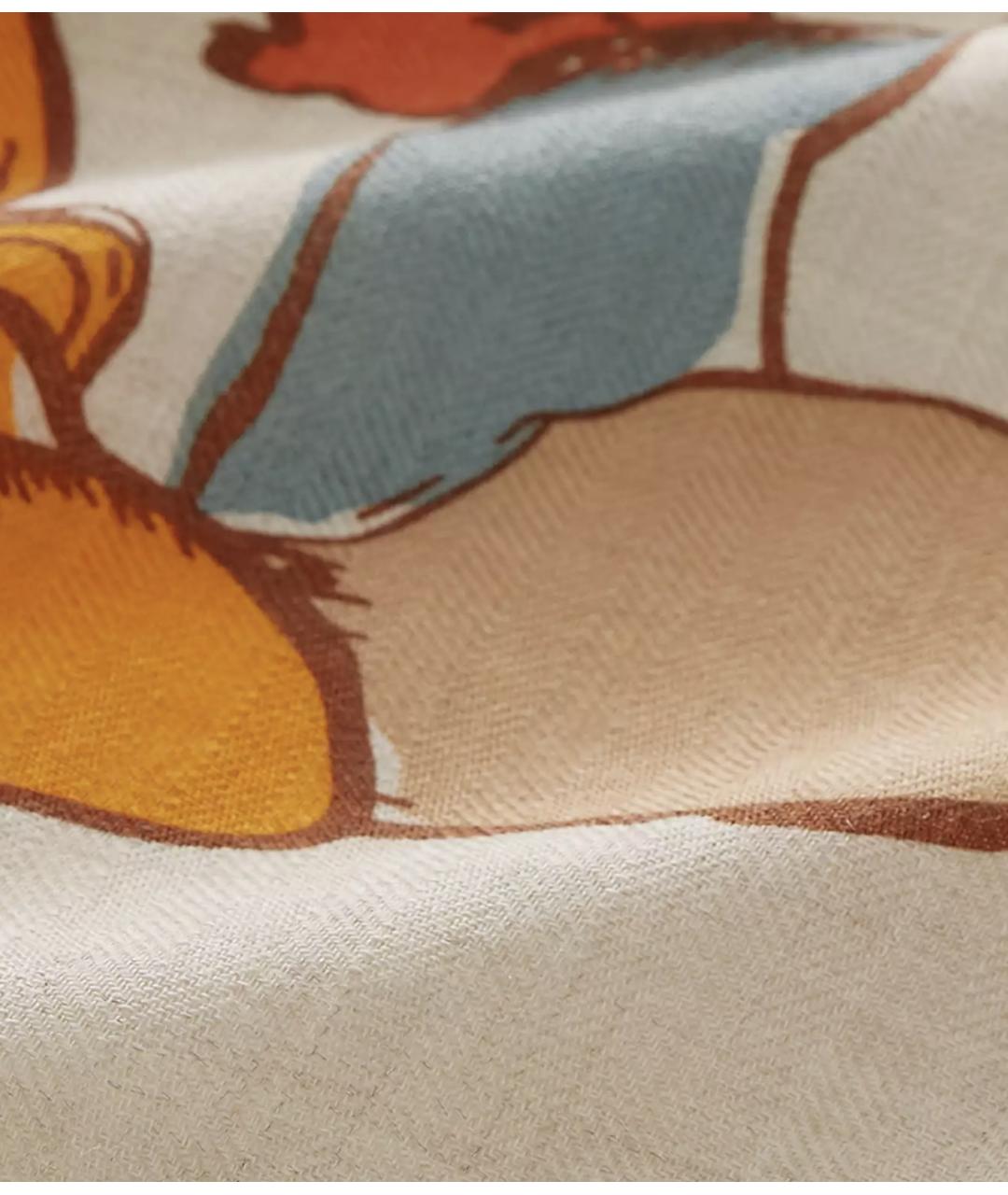 HERMES Мульти кашемировый платок, фото 3