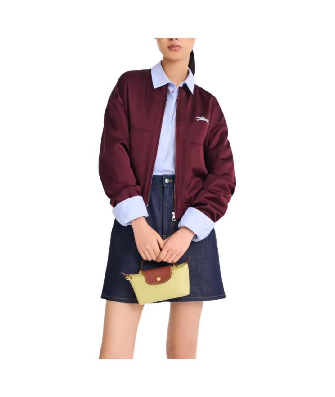 LONGCHAMP Салатовая сумка с короткими ручками, фото 5