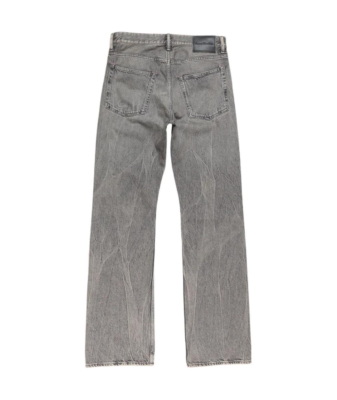 ACNE STUDIOS Серые прямые джинсы, фото 2