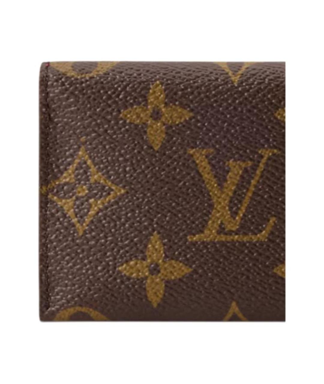 LOUIS VUITTON Коричневый кардхолдер, фото 5