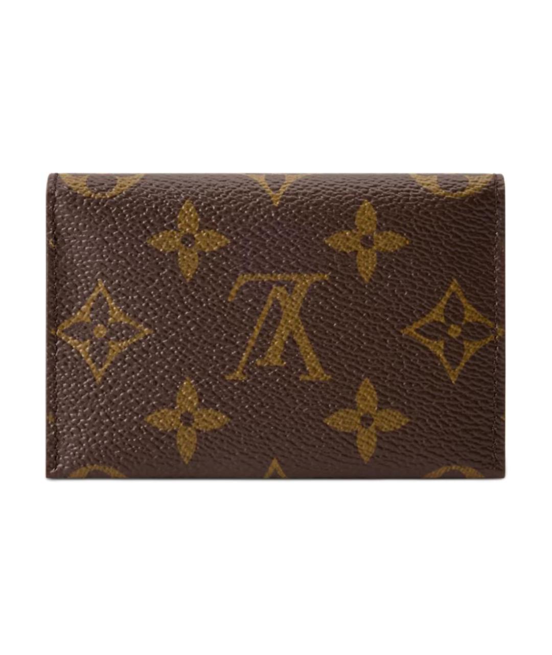 LOUIS VUITTON Коричневый кардхолдер, фото 3