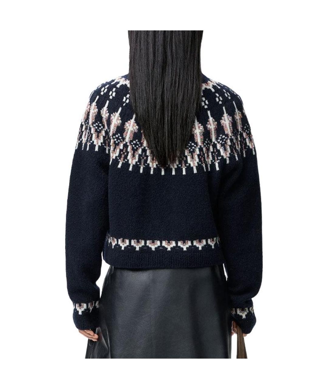 LOEWE Темно-синий джемпер / свитер, фото 4