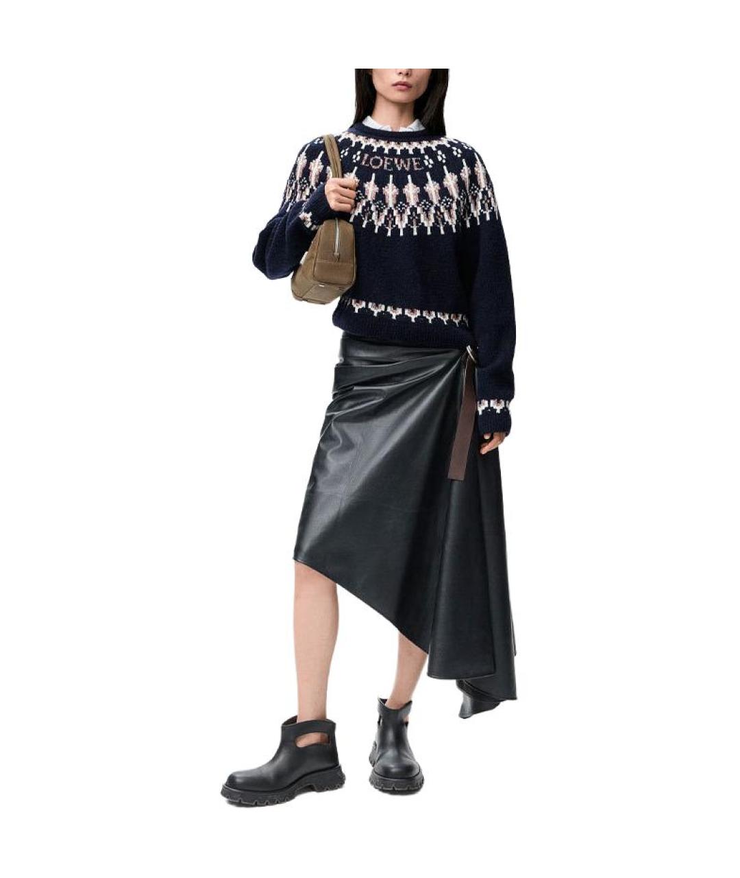 LOEWE Темно-синий джемпер / свитер, фото 3