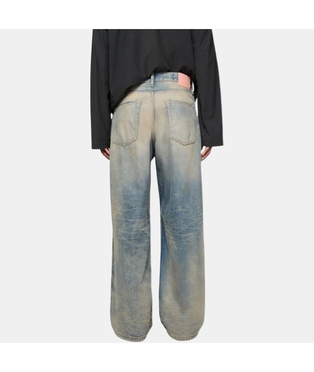 ACNE STUDIOS Синие прямые джинсы, фото 4