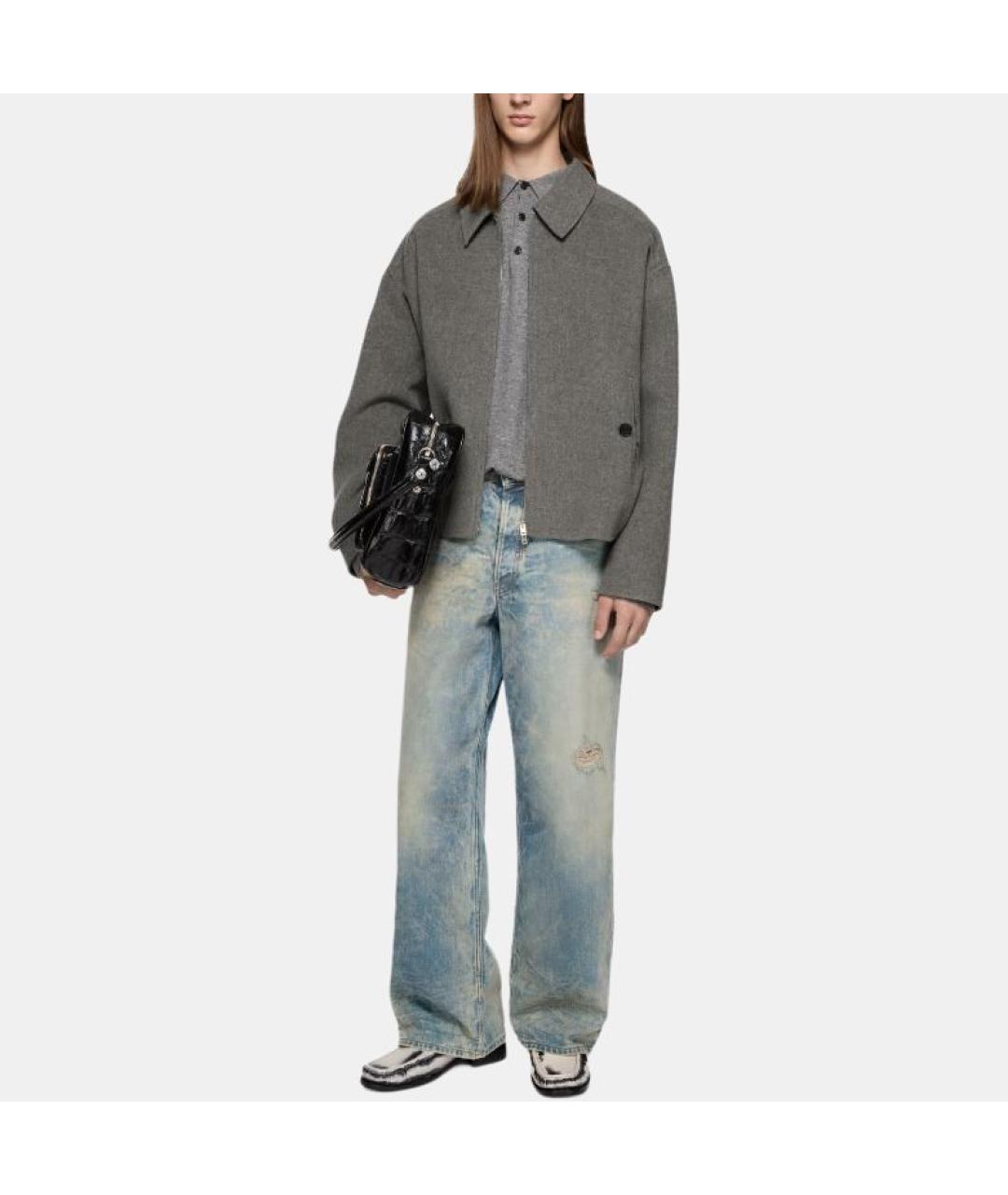 ACNE STUDIOS Синие прямые джинсы, фото 3