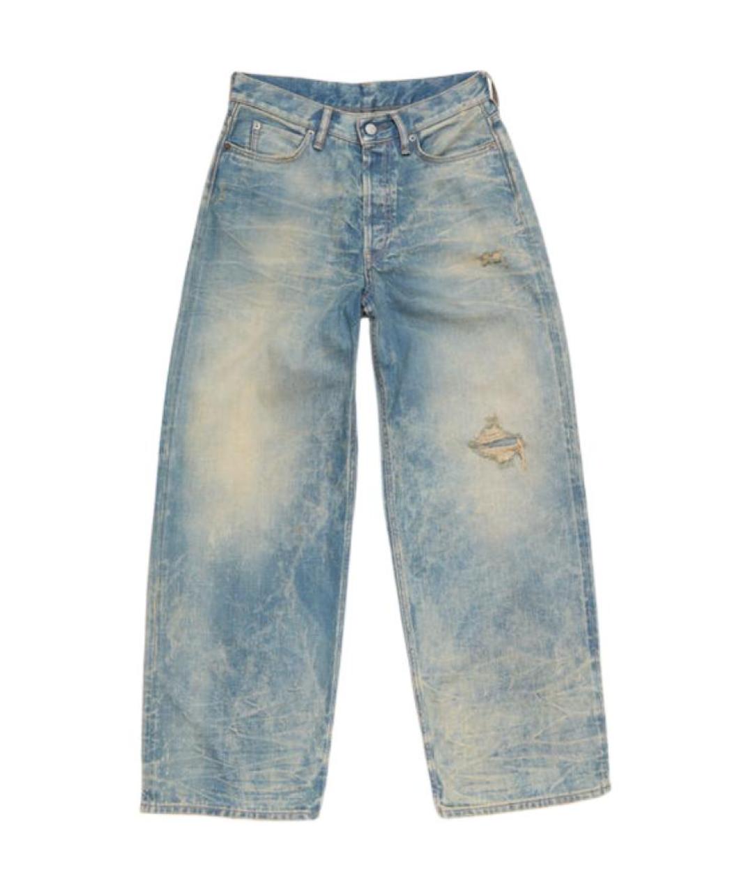 ACNE STUDIOS Синие прямые джинсы, фото 1