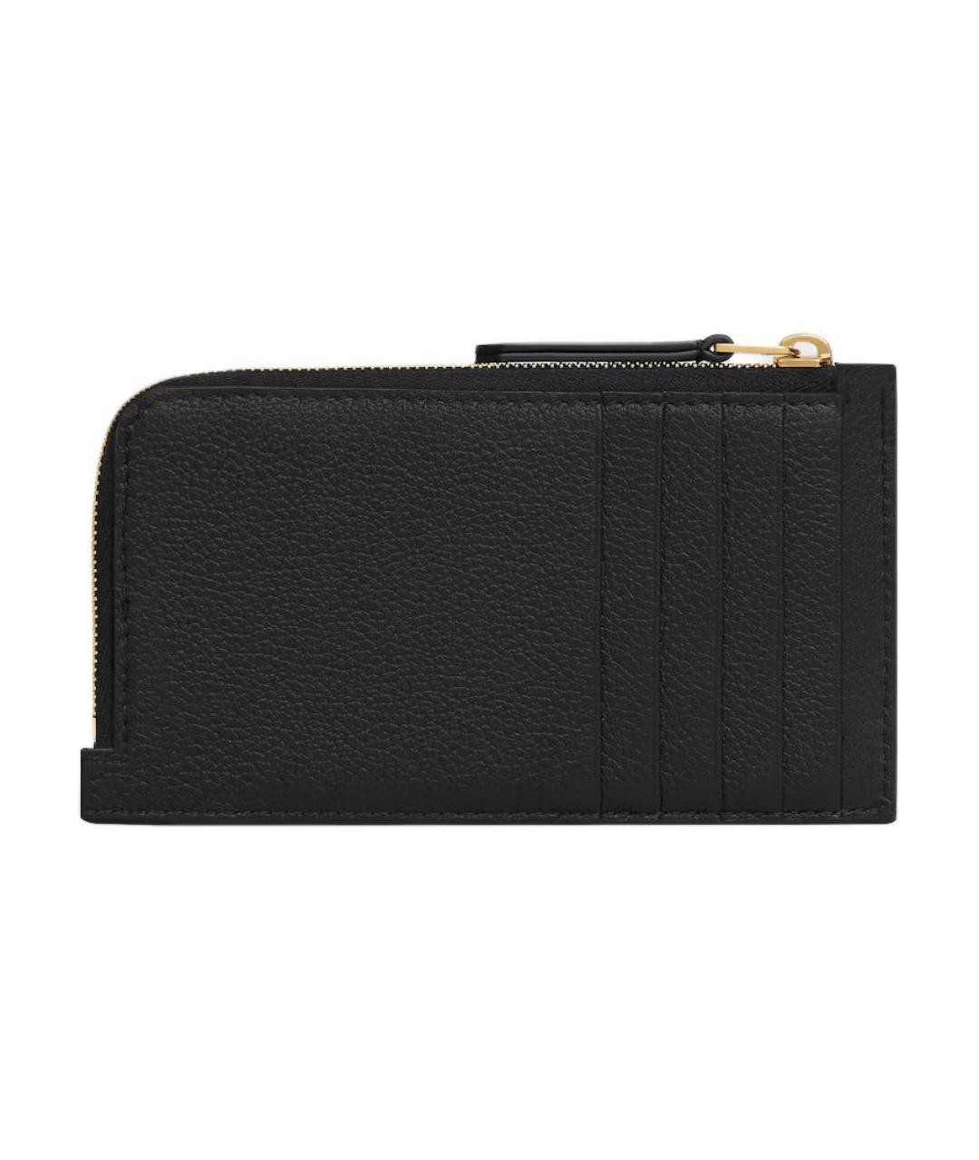 CELINE Черный кожаный кардхолдер, фото 3