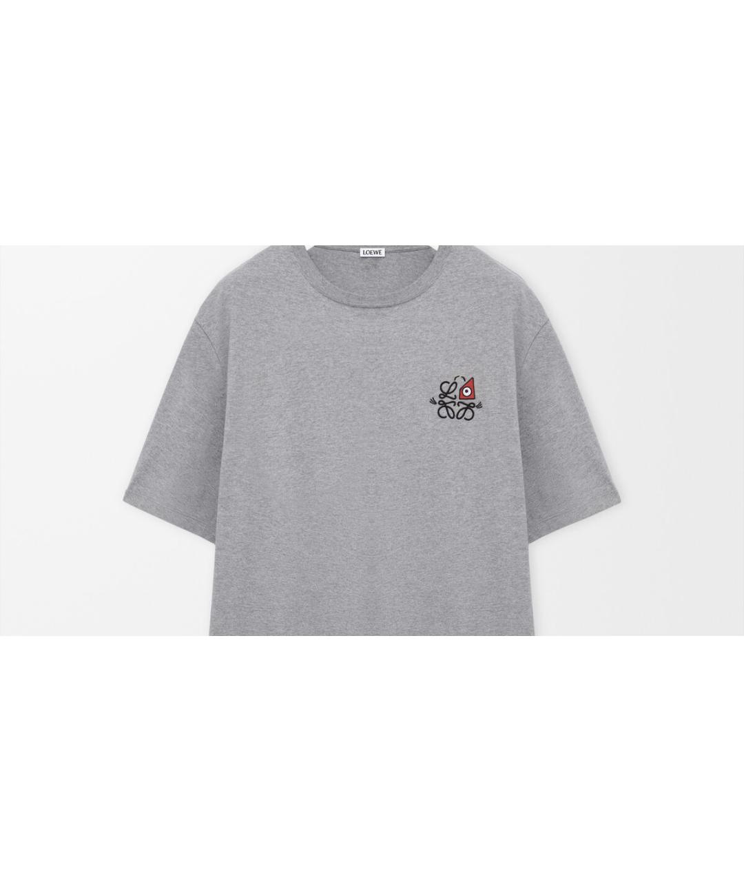 LOEWE Серая футболка, фото 3