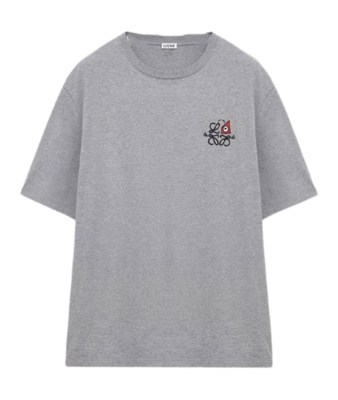 LOEWE Серая футболка, фото 1