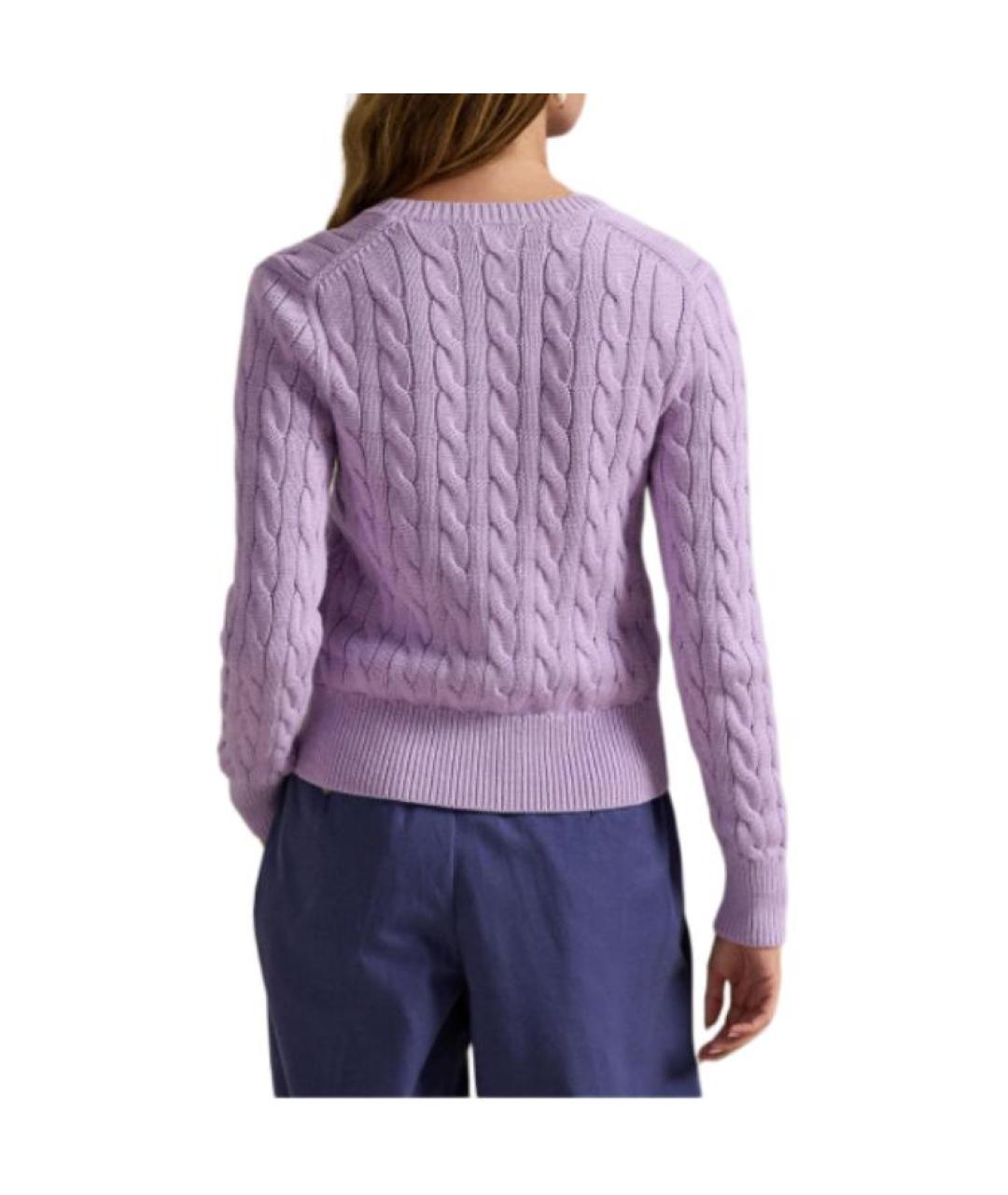 POLO RALPH LAUREN Фиолетовый кардиган, фото 4