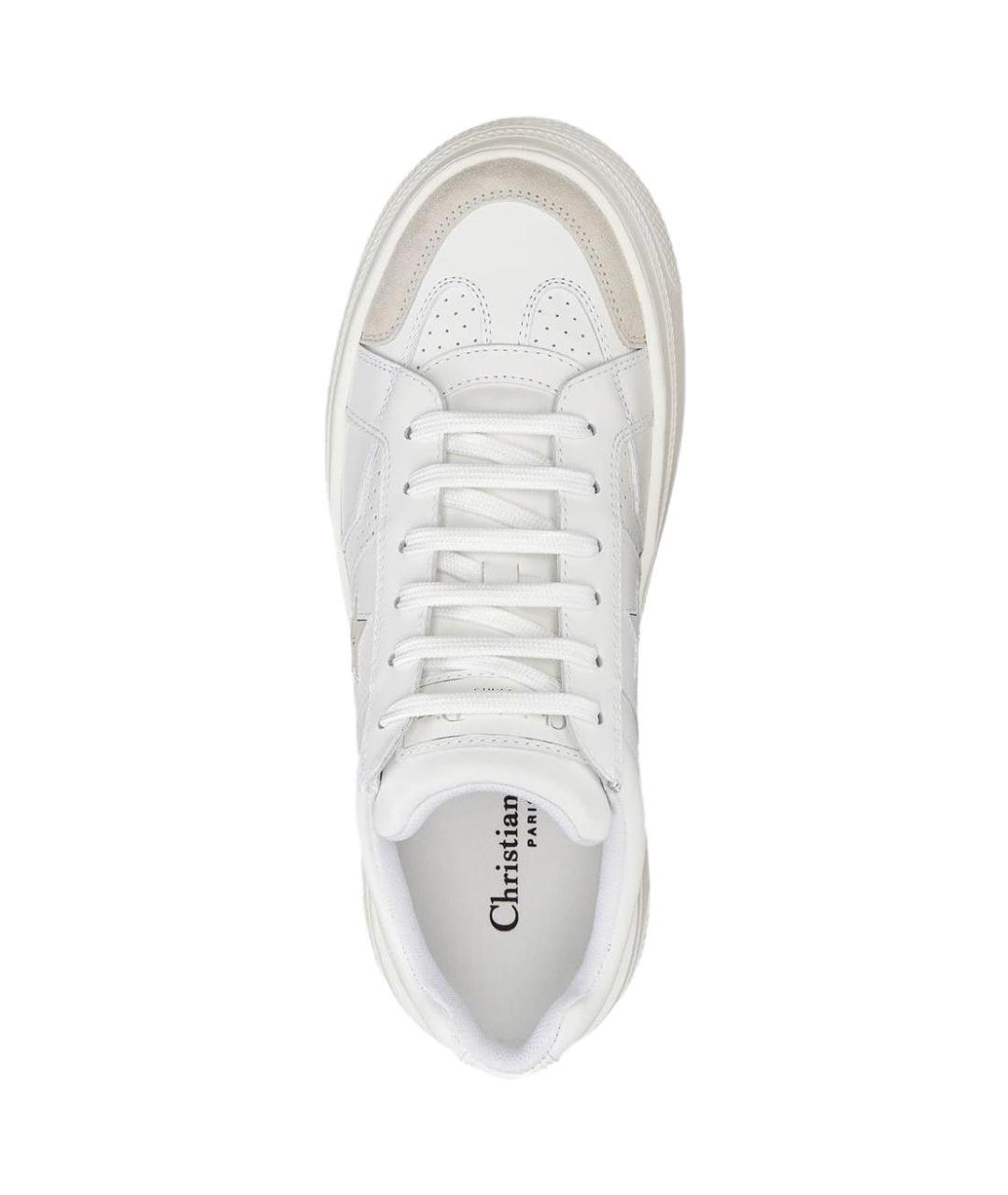 CHRISTIAN DIOR Белые кожаные кроссовки, фото 5