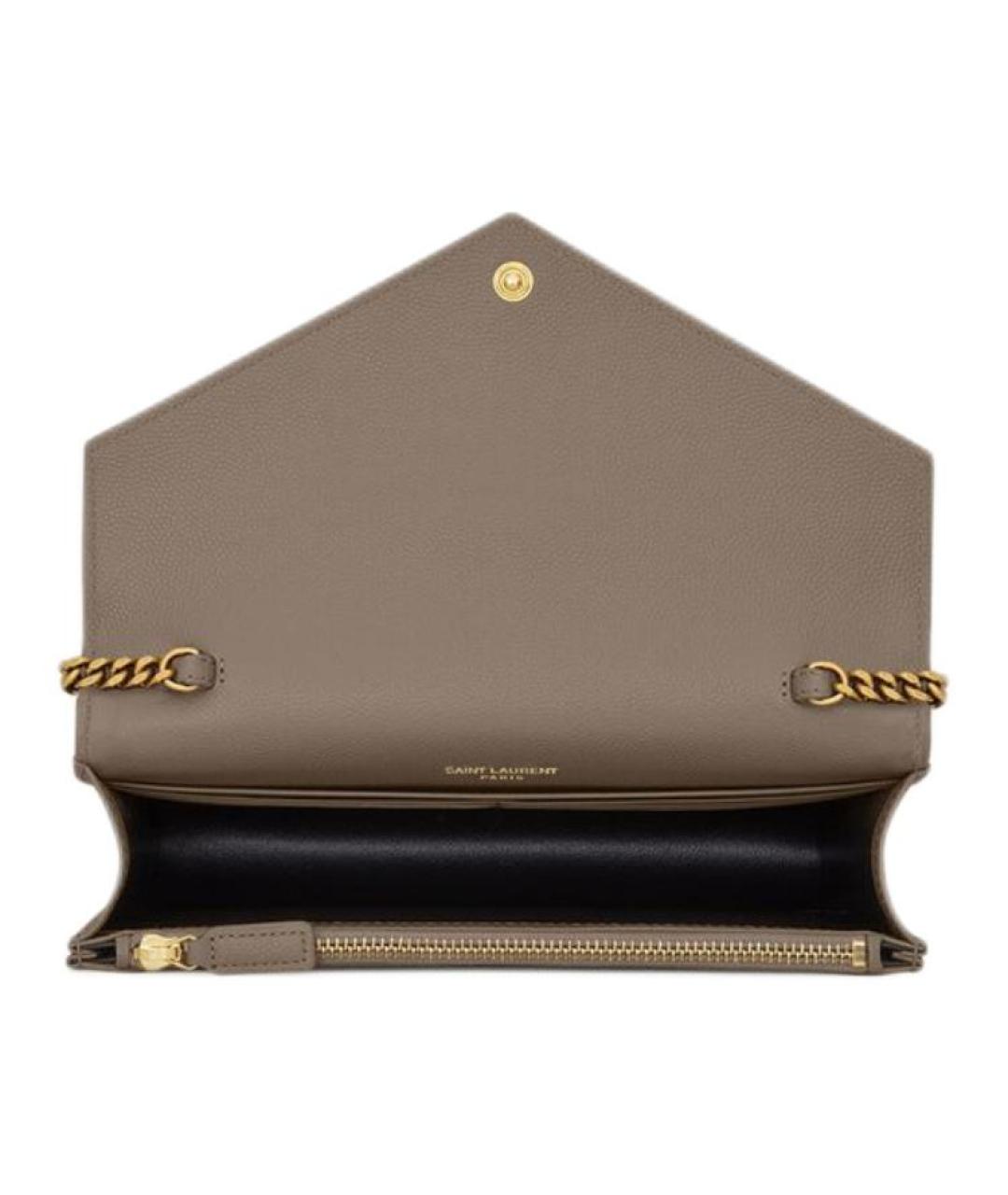 SAINT LAURENT Кожаная сумка через плечо, фото 5