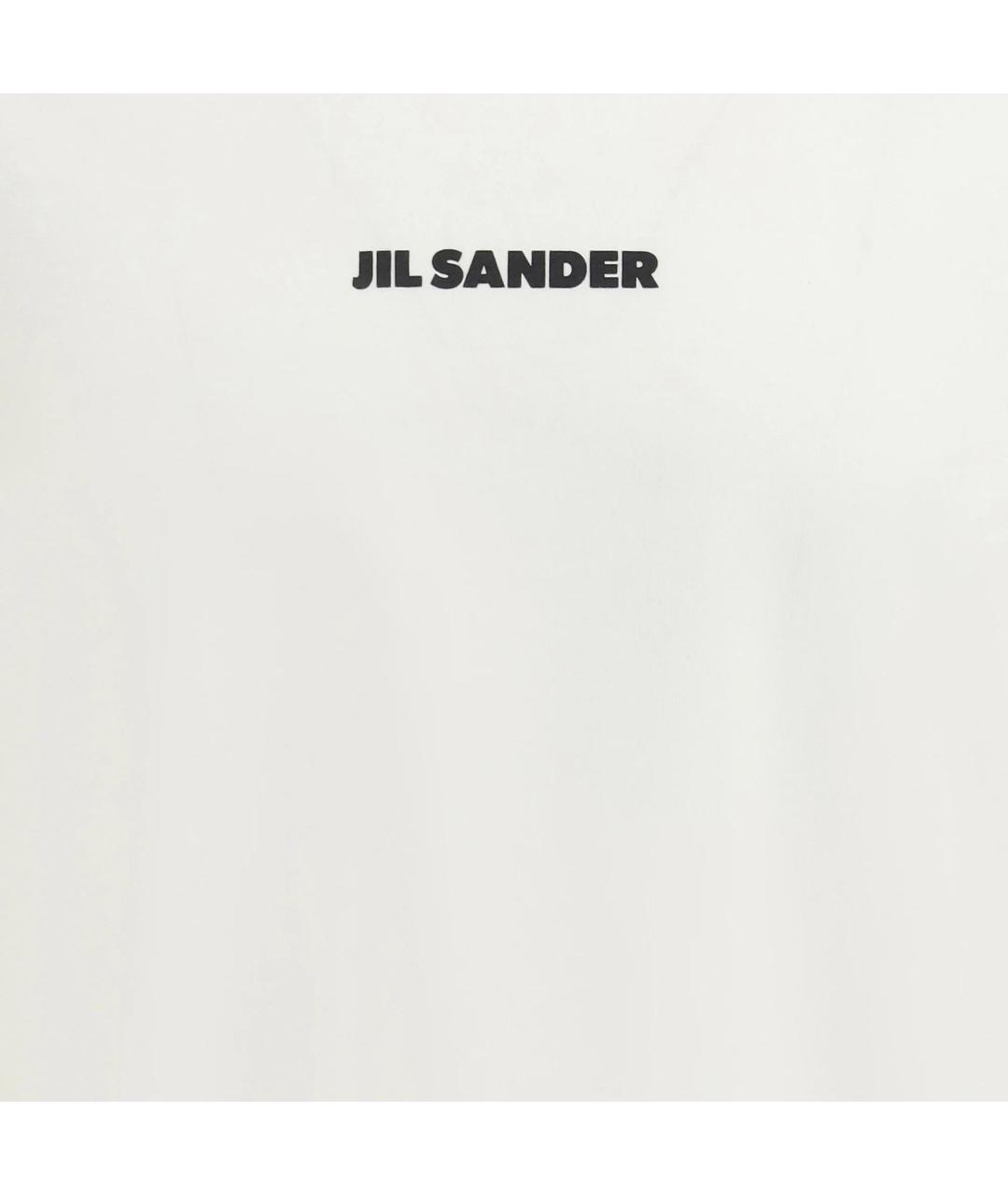 JIL SANDER Белая футболка, фото 3