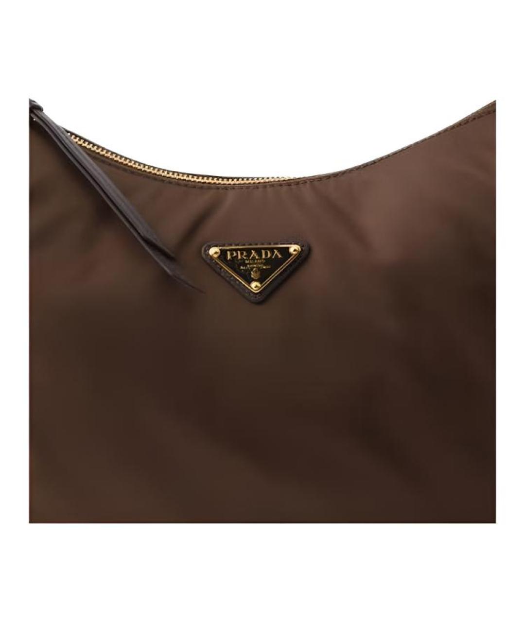 PRADA Коричневая сумка через плечо, фото 4