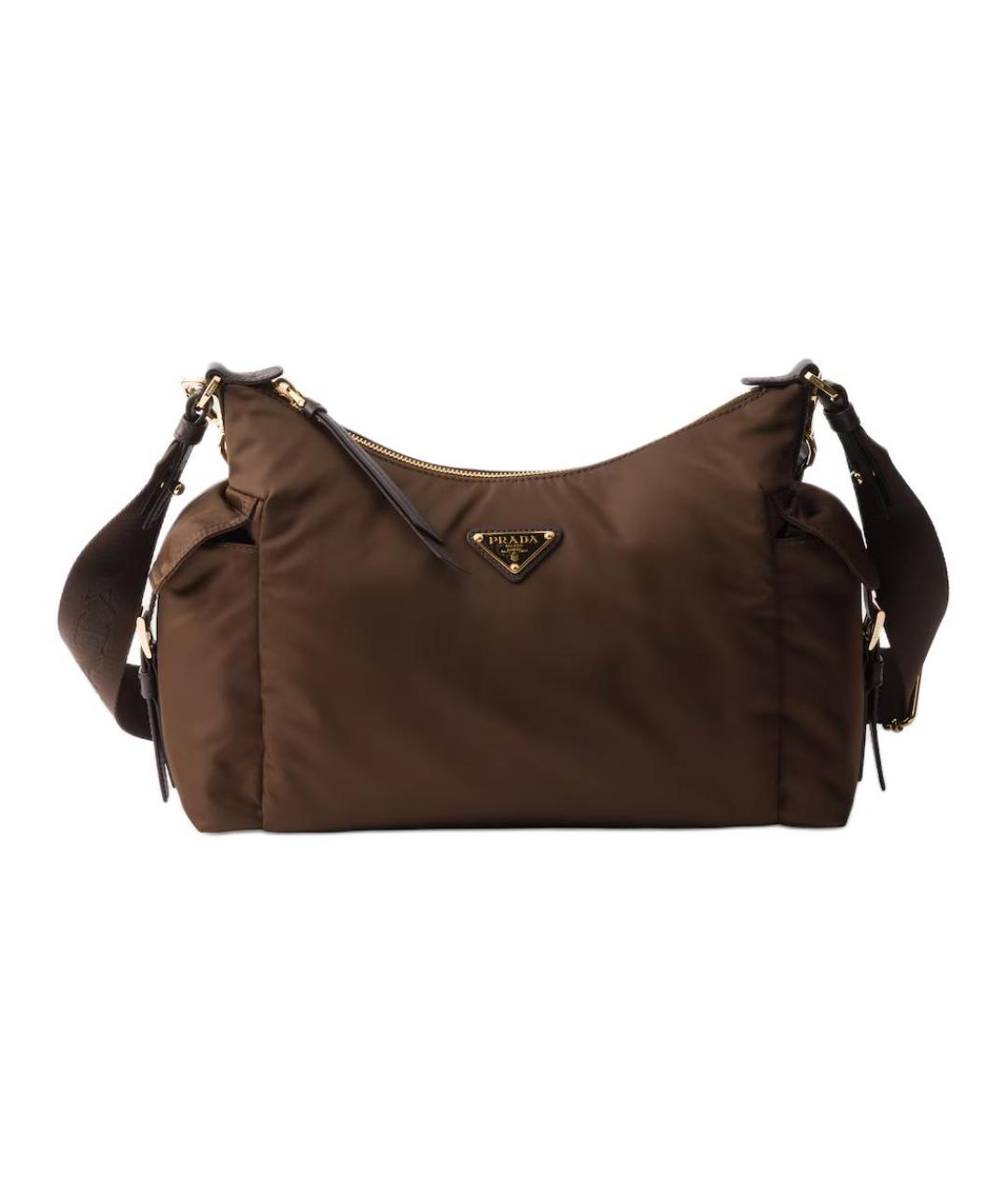 PRADA Коричневая сумка через плечо, фото 6