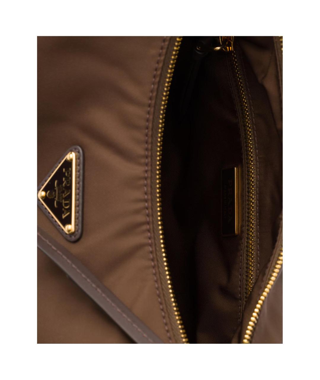 PRADA Коричневая сумка через плечо, фото 5