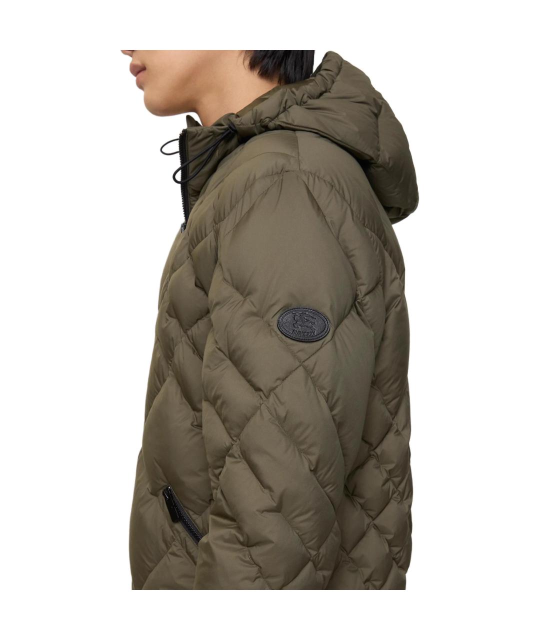 BURBERRY Зеленая куртка, фото 2