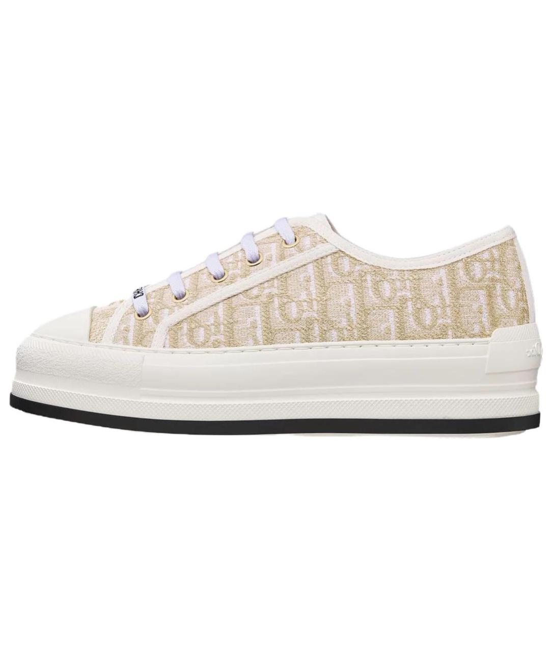 CHRISTIAN DIOR Бежевые кроссовки, фото 2